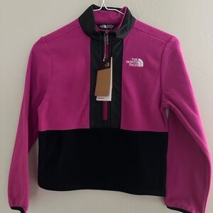 KIDS - NORTH FACE - NORTHFACE - ZIP - ZIP UP - SWEAT SHIRT - SIZE SMALL (7/8)